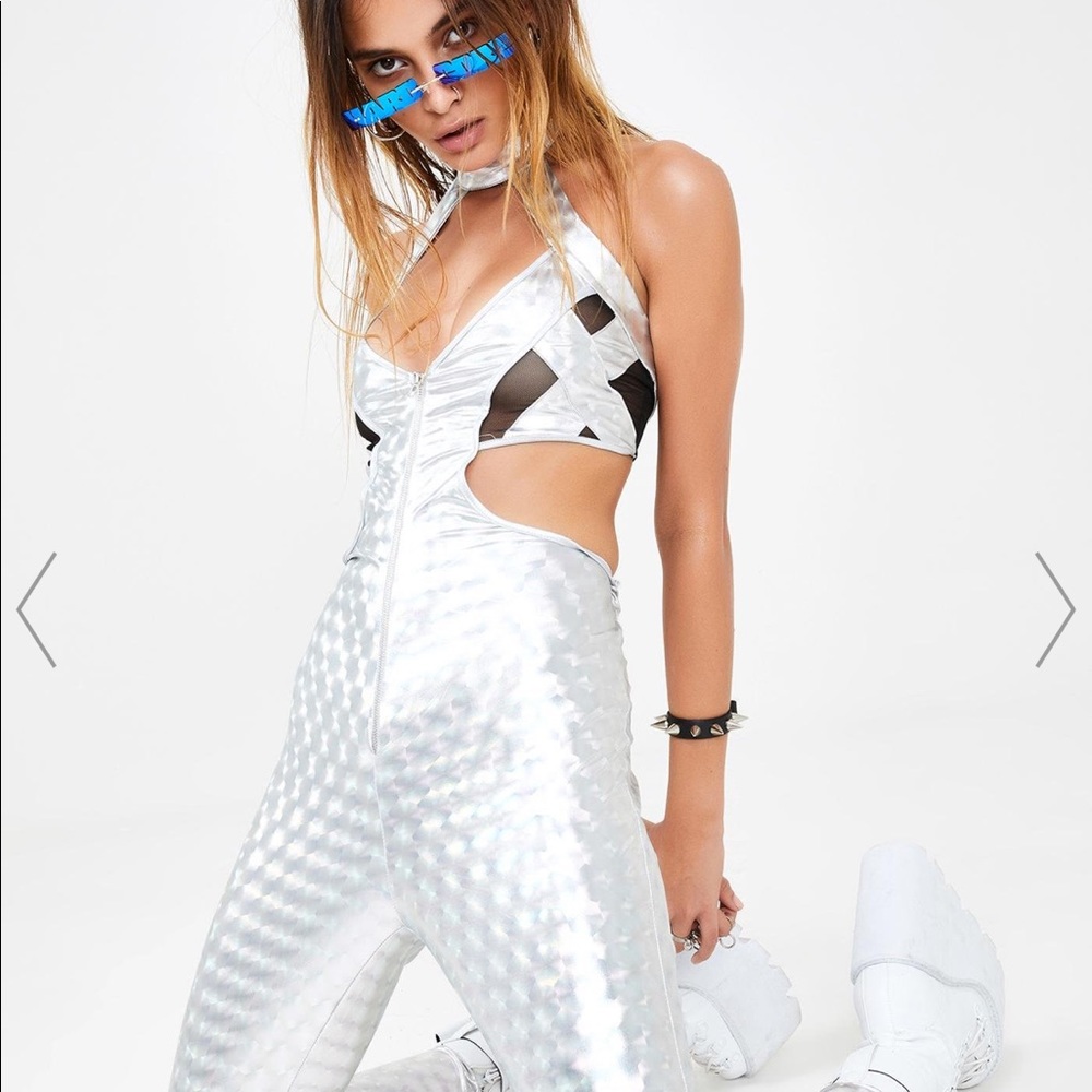 Silver jumpsuit